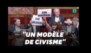 "Bon débarras", les Insoumis perturbent la dernière prise de parole de Valls à l'Assemblée