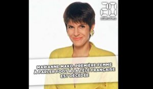 Marianne Mako, première femme à parler foot à la télé française, est décédée à 54 ans