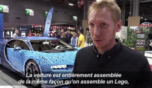 Mondial de l'Auto: une Bugatti en briques Lego dévoilée à Paris