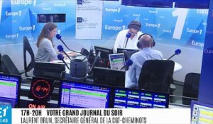 SNCF : le "nouveau pacte social" annoncé par Pepy "est un pacte antisocial", estime Laurent Brun