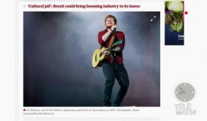 Ed Sheeran, Sting et Bob Geldof interpellent Theresa May sur les risques du Brexit