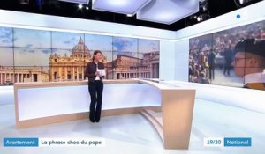Avortement : le pape le compare au recours à un "tueur à gages"