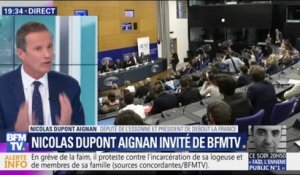 "Je ne suis pas dans une compétition avec Marine Le Pen" estime Nicolas Dupont-Aignan