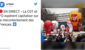 Première mobilisation syndicale de la rentrée contre la politique sociale de Macron.