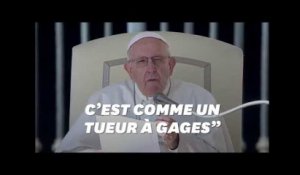 Le pape compare l'avortement à "engager un tueur à gages"