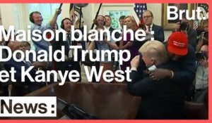 Kanye West et  Donald Trump à la Maison Blanche