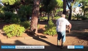 Sainte-Maxime : nettoyage après les inondations