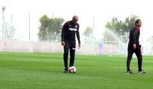 Le 1er entrainement de Thierry Henry à la La Turbie !