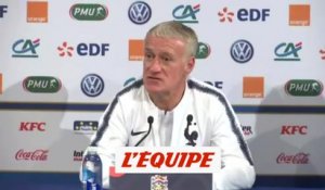 Deschamps «Je ne m'attends pas à une équipe allemande démobilisée» - Foot - Bleus