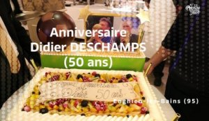 Les Bleus fêtent les 50 ans de Didier Deschamps