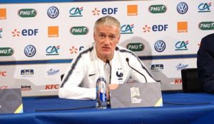 Bleus - Deschamps ''optimiste'' avant de défier l'Allemagne