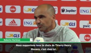 Monaco - Martinez : "Henry sera un grand entraîneur"