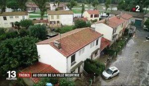 Aude : au cœur de Trèbes, ville meurtrie après les inondations