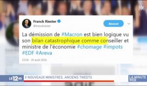 Remaniement : quand les nouveaux ministres critiquaient Emmanuel Macron !