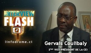 Interview Flash : Gervais Coulibaly, 2éme vice-président de la CEI, se confie à Linfodrome.ci