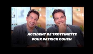 Patrick Cohen a eu un accident de trotinette