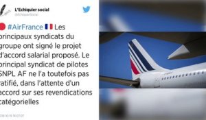 Air France. Accord majoritaire sur une hausse générale des salaires.