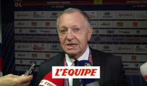 Aulas «On a plutôt eu une bonne réussite» - Foot - L1 - OL