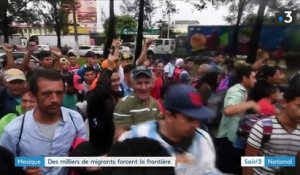 Mexique : des milliers de migrants forcent la frontière