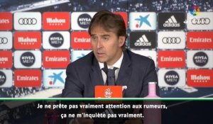 9e j. - Lopetegui  : "Je ne prête pas vraiment attention aux rumeurs"