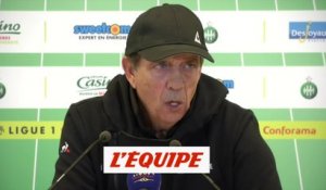 Gasset «L'arrêt de Diallo est le tournant du match» - Foot - L1 - Saint-Etienne