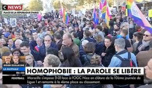 Mobilisation contre les actes homophobes : Des centaines de personnes ont manifesté ce dimanche place de la République