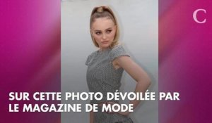PHOTO. Sexy ! Lily-Rose Depp pose topless en Une de V magazine