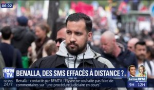 Alexandre Benalla affirme que des SMS ont été effacés à distance sur son portable