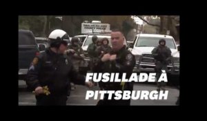 Fusillade à Pittsburgh: les images de la synagogue et de l'intervention policière