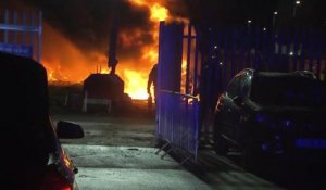 Accident - Les images après le crash de l'hélicoptère du propriétaire de Leicester