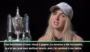 Masters - Svitolina : "Je n'ai pas joué mon meilleur tennis"