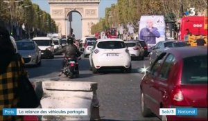 Paris : le boom des voitures et deux-roues électriques partagés