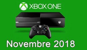 XBOX ONE - Les Jeux Gratuits de Novembre 2018