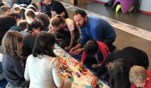 Festival Festi’Mômes: atelier fresque avec Hugo Duras