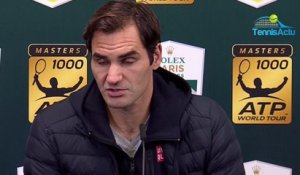 Rolex Paris Masters 2018 - Roger Federer : "Je ne suis pas venu là pour gagner Paris"