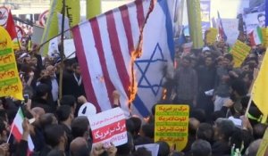 Iran : manifestations anti-américaines à la veille des sanctions