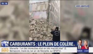 Les images après les effondrements de deux immeubles en plein centre-ville de Marseille