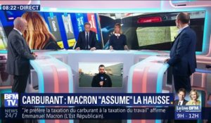 Prix des carburants: Macron "assume" la hausse