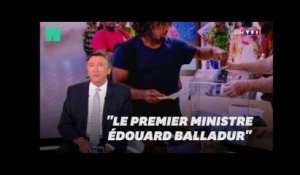 Sur TF1, Jacques Legros évoque le premier ministre, "Édouard Balladur"