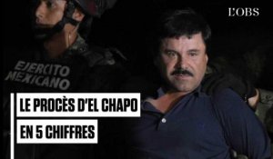 Le procès du baron de la drogue El Chapo en 5 chiffres