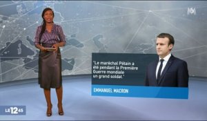 Emmanuel Macron justifie l'hommage polémique au maréchal Pétain
