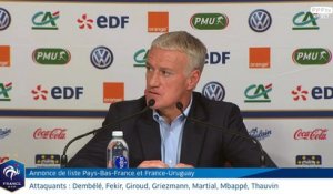 L'annonce de liste et la conférence de Didier Deschamps en replay, Équipe de France I FFF 2018