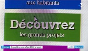 Chartres : le maire refuse 2 000 emplois