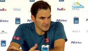 ATP - Nitto ATP Finals 2018 - Roger Federer : "Voilà, c'était de l'indoor, avec peu d'occasions et je ne les ai pas prises"