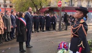13-Novembre: l'hommage aux victimes, rue de la Fontaine au Roi (11e)