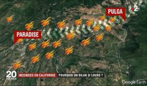 Incendies en Californie : une ville entière rayée de la carte