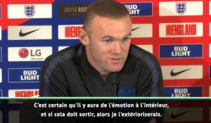Angleterre - Rooney : "Il y aura de l'émotion"