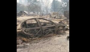 Les images spectaculaires de Paradise ville-fantôme ravagée par les flammes