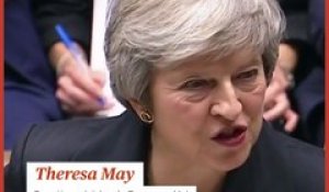 Theresa May brandit la menace d’un Brexit sans accord
