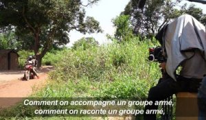 A Bangui, tournage d'un film sur la journaliste Camille Lepage